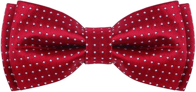 Dog Collar with Bow Tie for Girl or Boy Gift Soft Durable Bowtie Red Dot Small