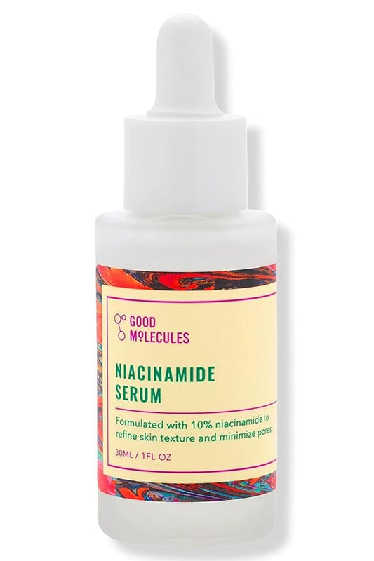 Good Molecules Niacinamide Serum – 10% Niacinamide to Target Blemishes, Nourishment, and Skin Tone – Ultra Hydrating & Brightening Skin Care for Face – 75 ml / 2.53 fl oz