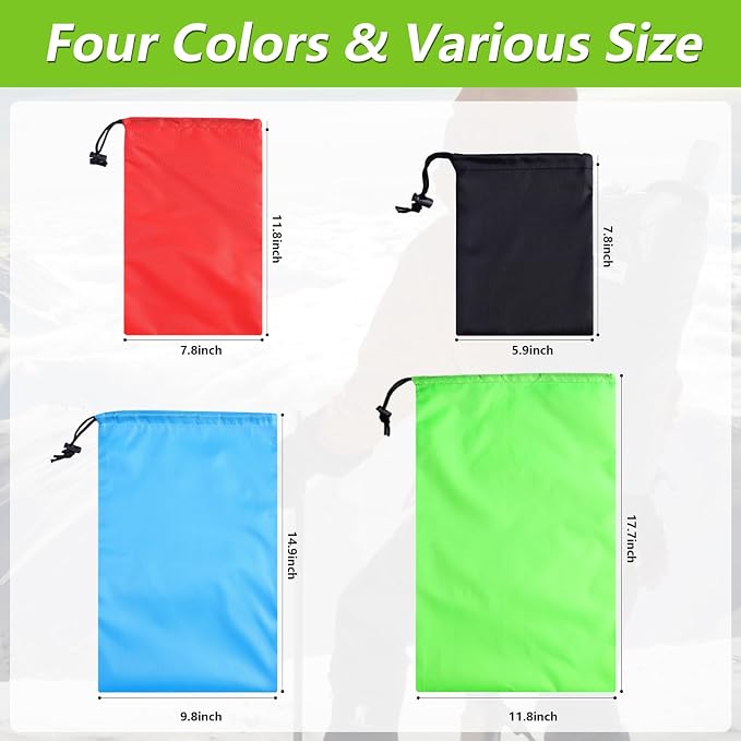 iMucci Upgrade Drawstring Bag Sack Nylon Bag Ditty Bag for Gym Traveling, Hiking, Yoga, Shopping