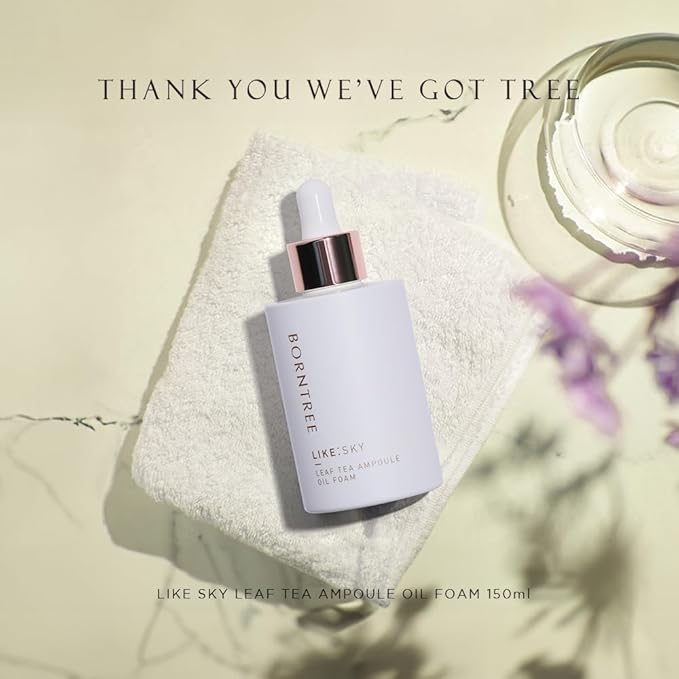 BORNTREE Like Sky Leaf Tea Ampoule Oil Foam 5.07 fl oz