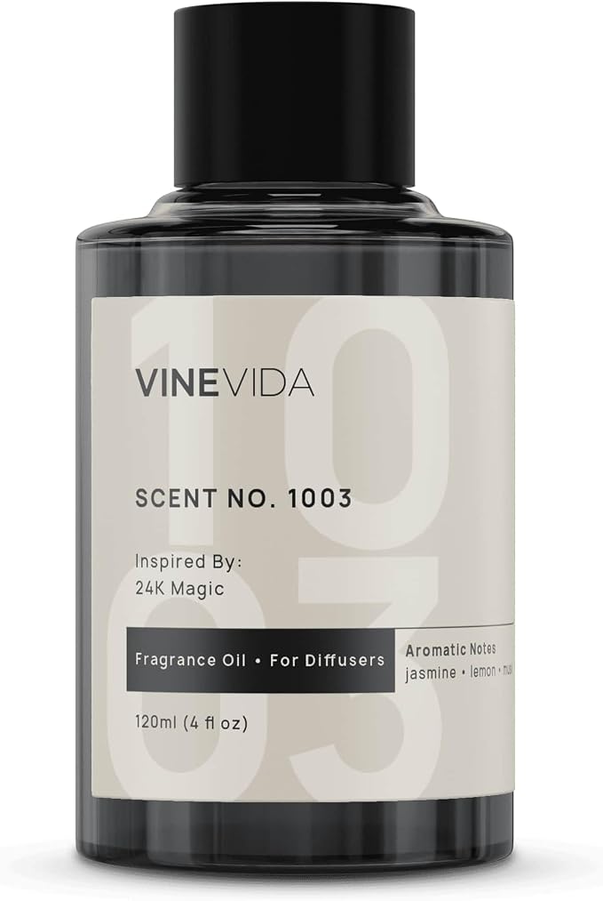VINEVIDA (4oz) Hotel Fragrance Diffuser Oil - Hotel Scents Diffusers for Home - Cold Air Diffuser Oil - Hotel Scent Essential Oil - Scent No.1003 Inspired by W Hotel