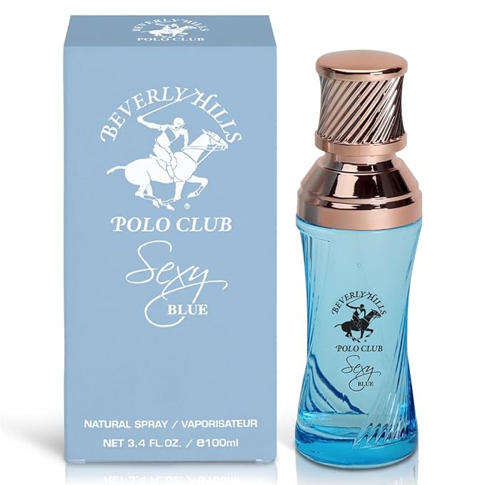 Beverly Hills Polo Club SEXY BLUE - Perfume for Women with Notes of Vanilla, Musk & Sandalwood- Sweet Floral Fragrance Scent - Eau De Parfum Spray 3.40fl.oz / 100ml