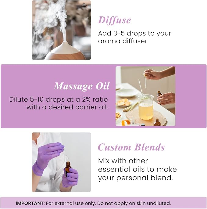 Handcraft Blends Calm & Uplift Set: Lavender and Lemon Essential Oils – (2 x 4 Fl Oz) – 100% Pure & Natural – for Diffuser, Aromatherapy, and DIY Projects