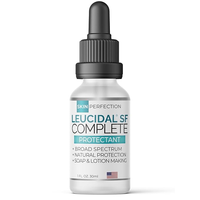 Skin Perfection Leucidal SF Complete - DIY Leucidal Liquid SF Natural Alternative Preservative for Lotion Making - Leucidal Liquid Complete with Lactobacillus & Coconut for Complete Protection 1oz
