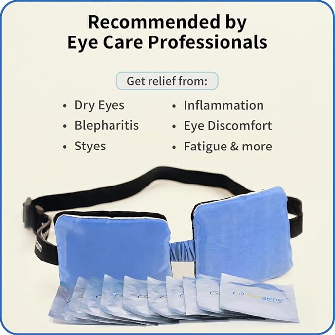 EyeGiene 30 Pairs of Warming Wafers for Insta-Warmth System Eye Mask, Dry Eye Mask, Multi-Use Heat Treatment for Dryness, Fatigue, Styes, Blepharitis, Medical Device, Travel Accessories, Refill Pack