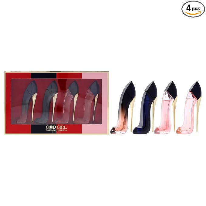 Carolina Herrera Good Girl Perfume for Women Mini Gift Set Splashes EDP 0.24 Ounce