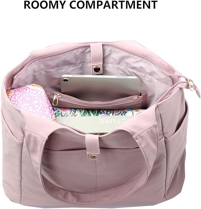 ESVAN Yoga Tote Bag Mat bag Women Shoulder Bags Carryall Tote for Travel Office Workout Gym Nurse Beach