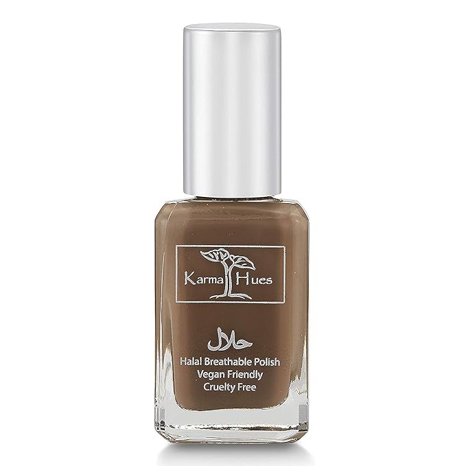 Karma Naturals Certified Halal Nail Polish - Breathable & Water Permeable, Wudu Friendly (Salena)