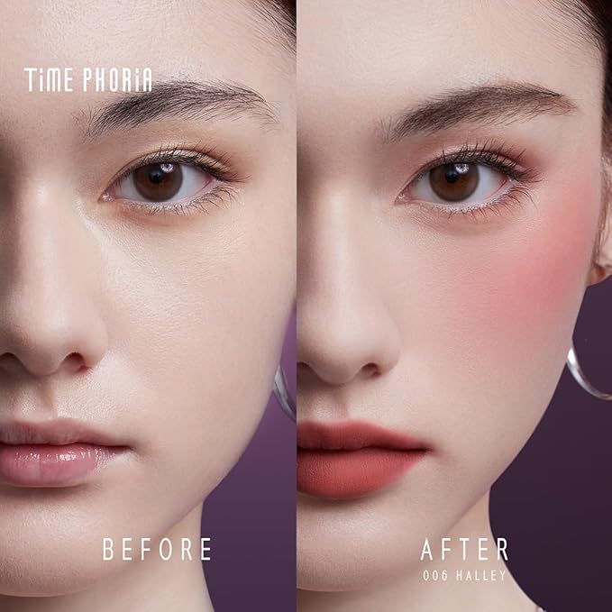 ORBITA LIP AND CHEEK BLURRING POT | Lip & Cheek Tint with Soft Velvety Mud Texture, Blur Matte Finish Lipstick, Featherlight, Multi-Use Makeup, Buildable Color, Long-Wearing (003 Cupid)