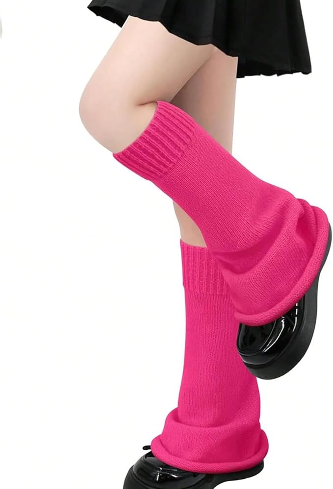 Sexybody Women's Leg Warmers Fashion Knit Warmers Long Socks Cute Y2K Kawaii Japanese Lolita Harajuku Accessories for Girls