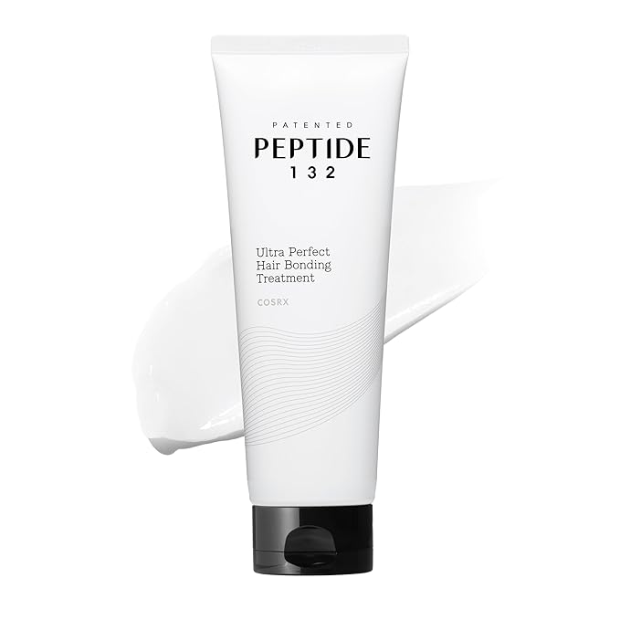 COSRX PEPTIDE 132 Hair Bonding Repair Treatment - Deep Conditioner Hair Mask for Damaged, Dry Hair, Repairs Breakage & Split Ends, For All Hair Types – 8.11 fl oz