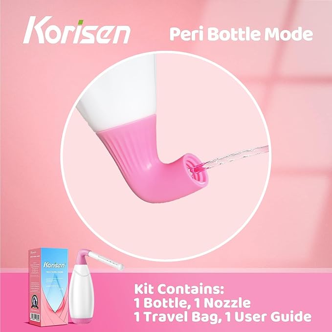 Multi-Functional Douche Bottle for Women,Reusable,Upside Down Peri Bottle for Postpartum Care,Travel Size Vaginal Douche,Cleansing for Mom After Birth