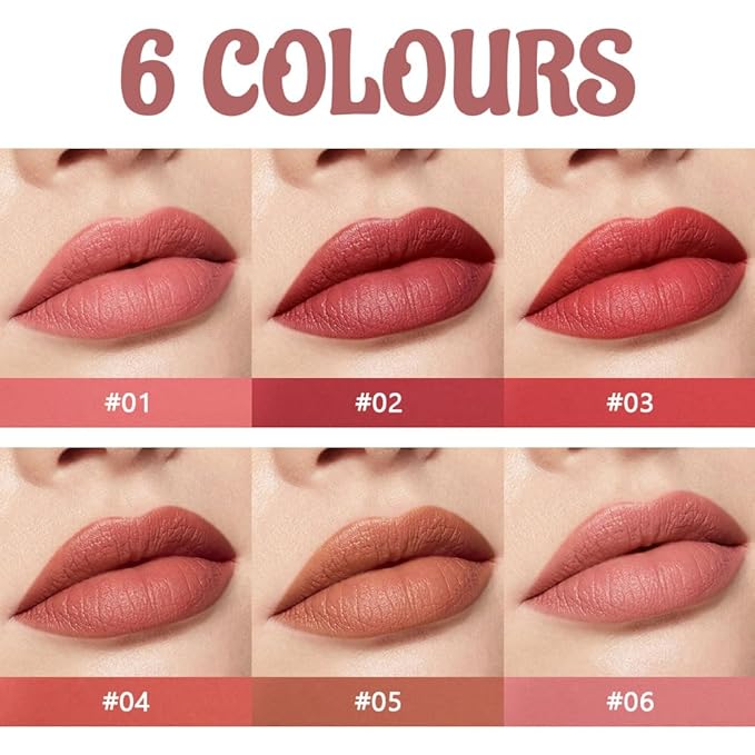 Red Matte Lipstick Set for Older Women,Velvet Long Lasting Waterproof Smudge Proof Lip Stick,24 hr Hours Magic Lipstick 24 Hours Original Lip Stick Stain Makeup Kit Lip Makeup Gift,Vegan