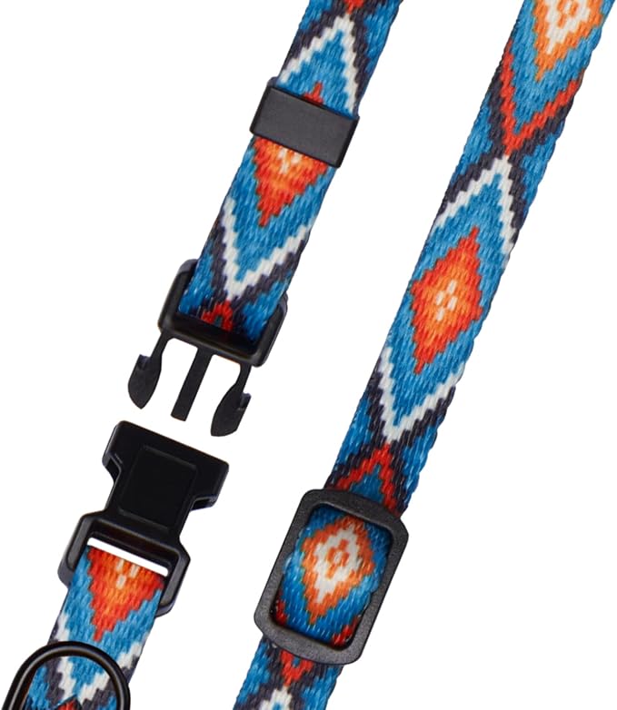 CollarDirect Nylon Dog Collar with Buckle Tribal Pattern Puppy Adjustable Collars for Dogs Small Medium Large (Pattern 3, Neck Fit 12"-16"