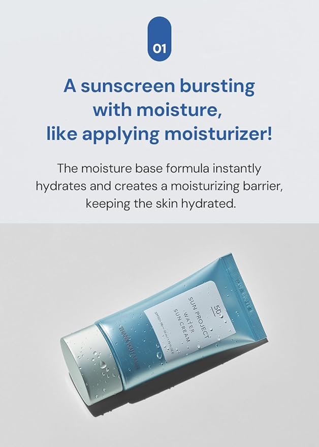 THANKYOU FARMER Sun Project Water Sun Cream 1.75 Fl Oz (50ml)