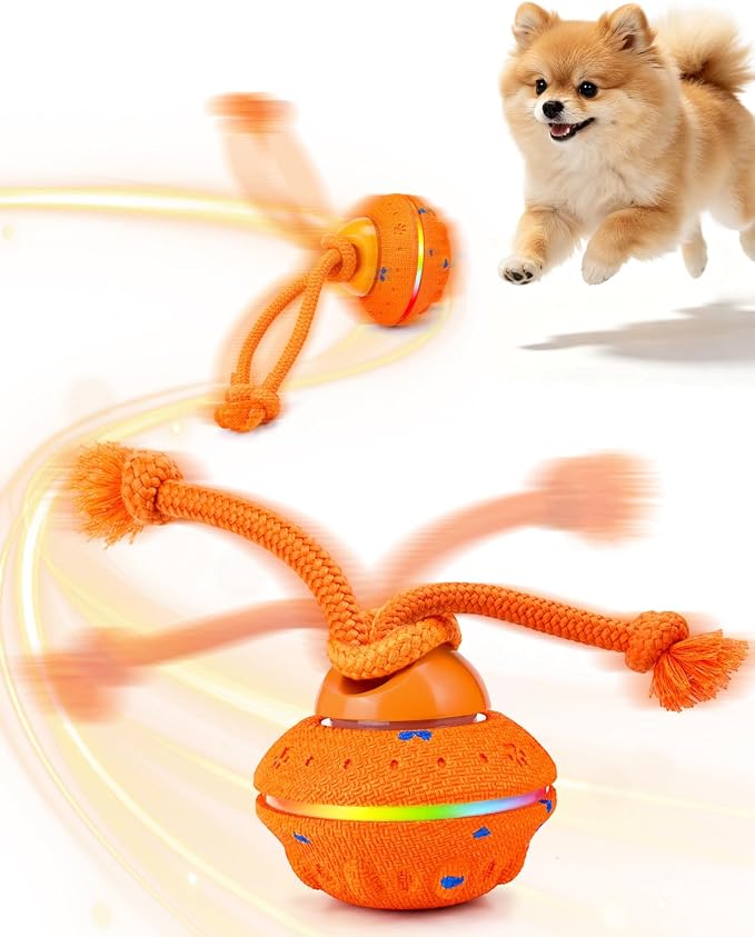osou Interactive Dog Ball, Automatic Moving Toy with 3 Interactive Modes