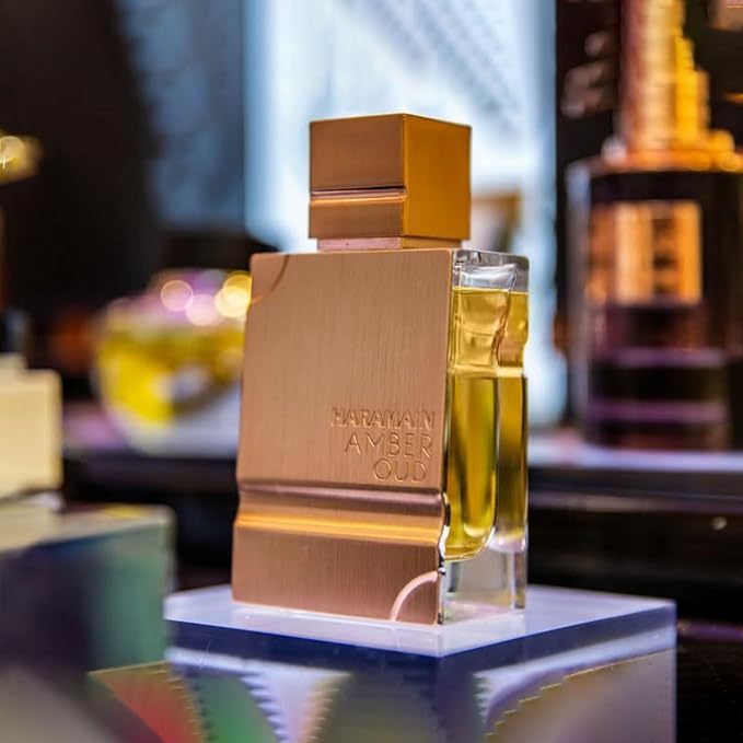 Al Haramain Amber Oud Eau De Parfum Spray 60ml (2.0 oz) - Unisex Arabian Perfume for Women & Men, Long-Lasting Amber & Oud Fragrance with Luxurious Scent