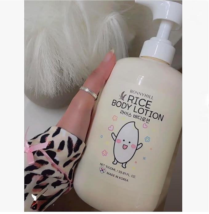 BONNYHILL Rice Body Lotion, Moisturizes And Enhances Skin Radiance 33.81 FL OZ