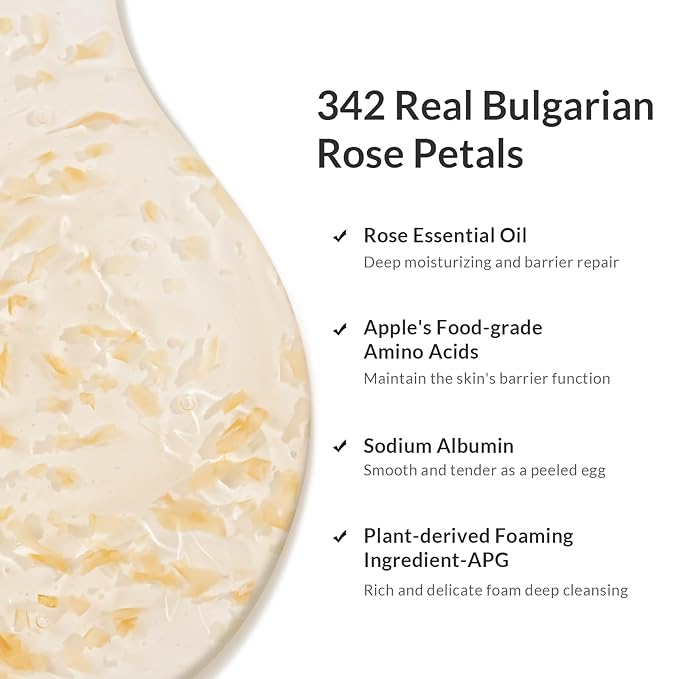 Kustie Real Flower Petal Perfume Body Wash with Essential Oils, 24H Fragrance & Deep Moisturizing Cleanse Shower Gel for Sensitive & Dry Skin with Pump Bottle, 12.8 fl oz, 3-Pack