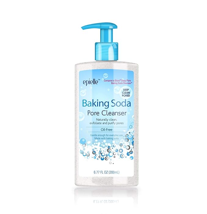 Epielle Baking Soda Pore Cleanser | Oil-Free, Gentle Daily Use | Cleanse & Exfoliate Pores for Oily & Combination Skin | 6.77 FL OZ | 1 Pack | Korean Skincare