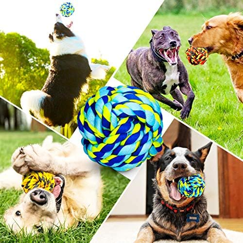 SHARLOVY Dog Toys for Aggressive Chewers, Dog Balls for Large Breeds