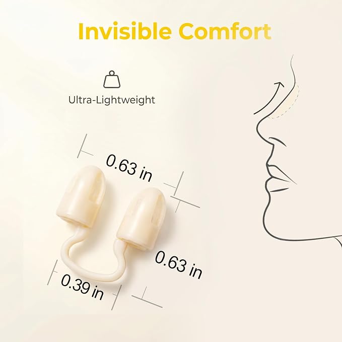 Lemon Aroma Clip for Nose Offers a Light and Bright Citrus Scent Experience, Designed for Daily Use During Morning Routines, Work, Commuting, or Other Everyday Activities (2 Pack)