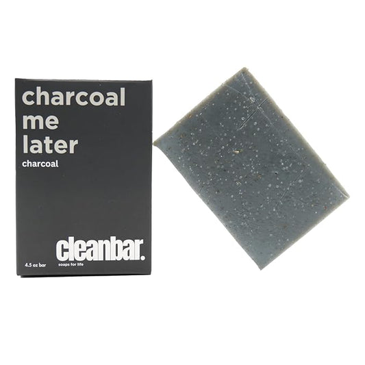All Natural Bar Soap - Charcoal Me Later - Charcoal, Tangerine, Juniper Berry, Lavender, Rosemary and Tea Tree Exfoliating Bar Soap