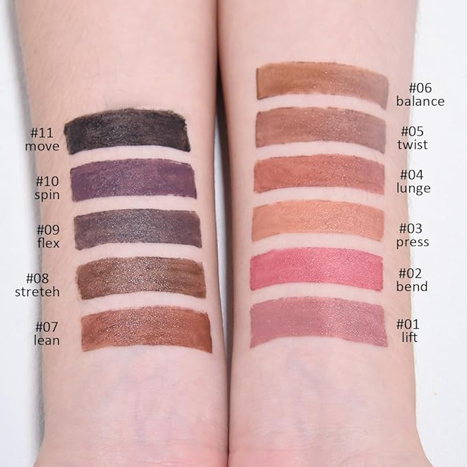 SUAKE Plump Matt Lipstick Lipliner Pencil Pack,Waterproof Crayon with Silicone Smudger for Define Contours & Sculpting Lip, Longwear Moisture Smooth Creamy Formula for Lip Makeup-08 Smoky Taupe