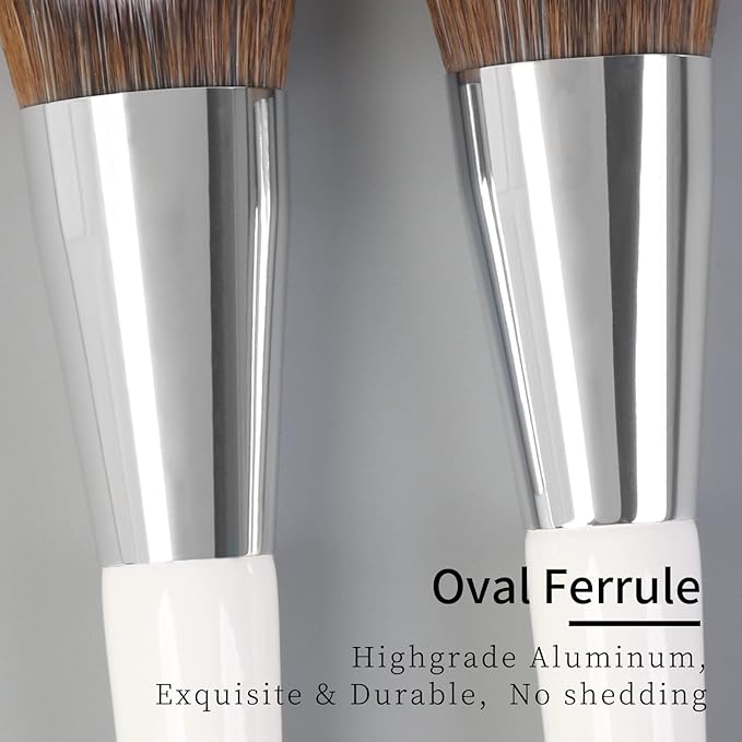 Contour Foundation Brush for Liquid Makeup, Angled Foundation Brush, Foundation Brushes for Cream Foundation, Cream Contour Brushes for Makeup, Makeup Brushes for Liquid Foundation. 822W