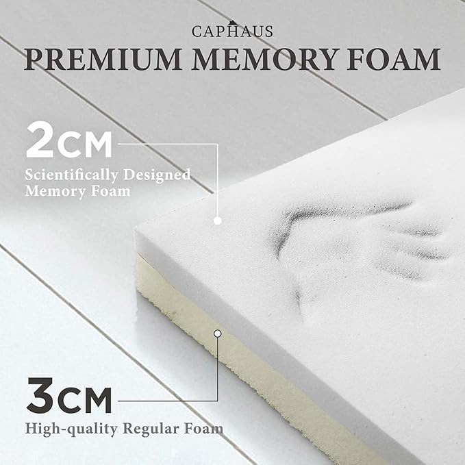 CAPHAUS Premium Memory Foam Massage Table, 84 Inch Foldable & Portable, Height Adjustable Spa Bed, Facial Cradle Salon Bed, Wooden Legs & Carry Case, 28 Inch Wide, Purple