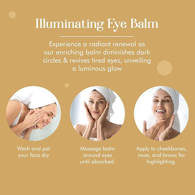 Vitamin C Ultra Shimmer Eye Balm – Dermatologist-Tested, Anti-Aging, Korean Skin Care – Reduces Dark Circles, Puffiness & Fine Lines – Vegan, Clean Beauty, Cruelty-Free – 0.52 FL. Oz