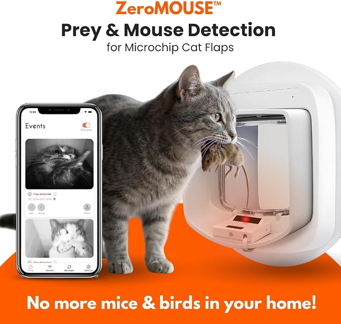 ZeroMOUSE 2.0 Mouse Detection: Flap Extension for Prey and Chiper Detection, with Mouse Detection, with Chip Detection, App Control Included