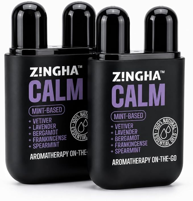 Z!NGHA Nasal Stick – Instant Clear Breathing & Sinus Relief | Strong Aromatherapy Inhaler with Natural Essential Oils | Portable Mood Boost & Mental Clarity Reset