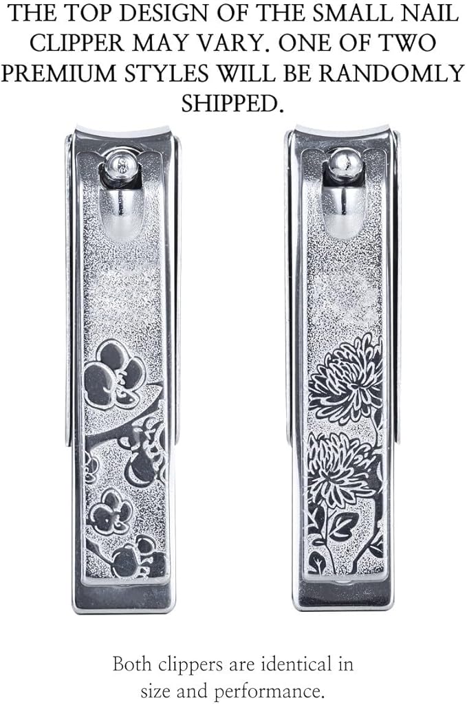 Korean High Class Nail Clippers Set, Fingernail Clipper and Toenail Clipper Cutters, Sharp Stainless Steel