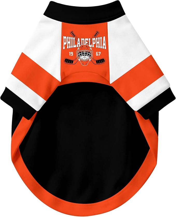 Philadelphia Dog Clothes Personalized Pet T Shirt for Dogs Gift | Custom Name Number Jersey Style Pet Shirt for Dog