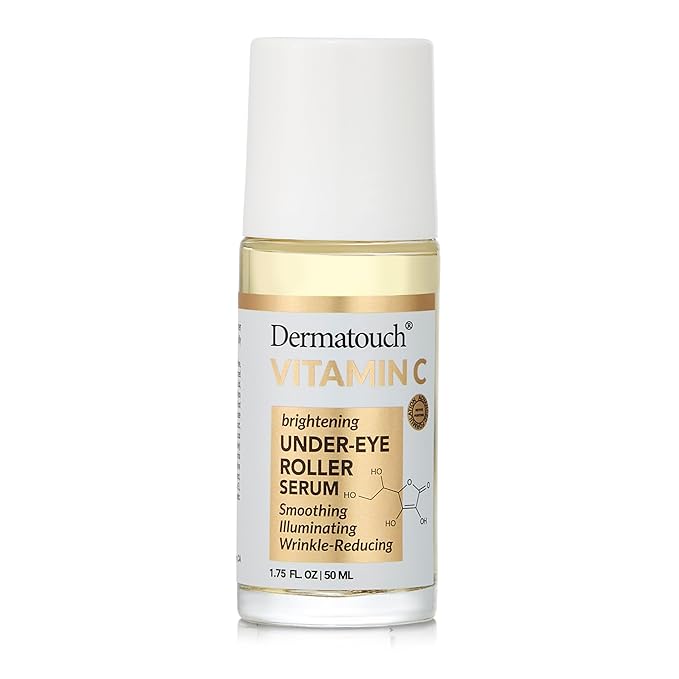 Dermatouch Vitamin C Brightening Under-Eye Roller, 1.6 oz - Made in USA
