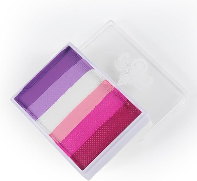 Anka Bella Professional Water Activated Rainbow Cake Face Paint（Romantic Symphonies）50gm,Hypoallergenic, Non-Toxic,Face Body Painting Makeup
