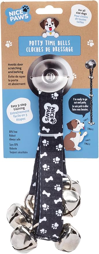 Dog Door Bell - 7 Extra Loud Dog Door Bells for Potty Training - Durable, Chew-Resistant Potty Dog Bells for Dogs Adjustable Length, Puppy-Friendly for Easy Communication