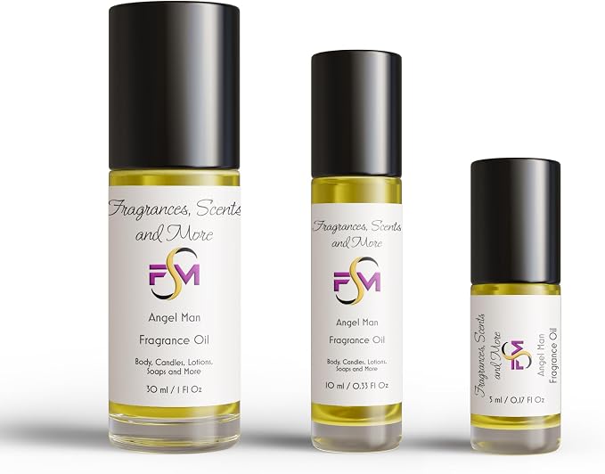 Angel Man Fragrance Oil - 2 Fl Oz Plastic Bottle (60ml)
