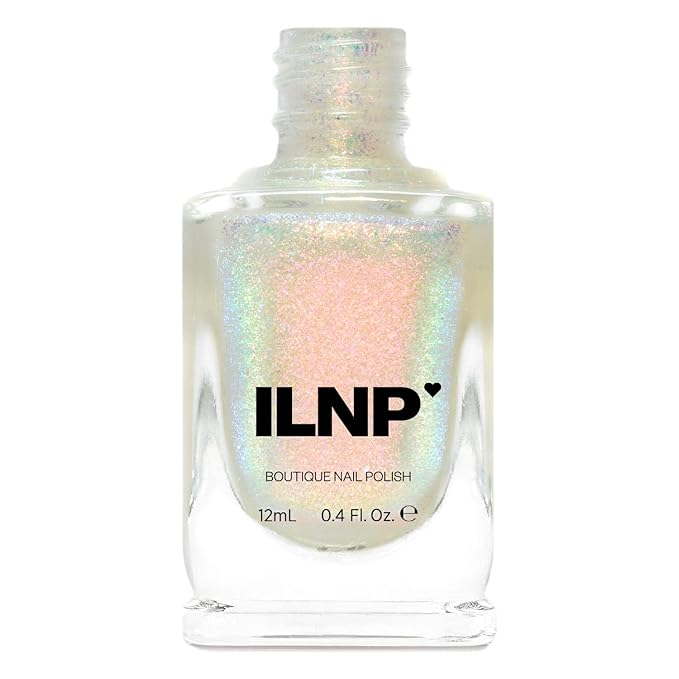 ILNP Limitless - Vivid Pink, Bright Green Iridescent Topper Nail Polish