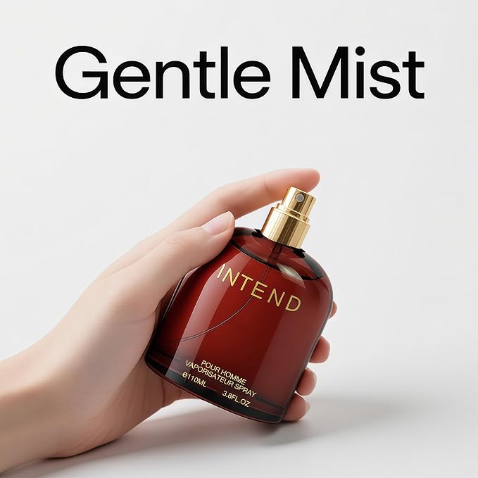 AFLUXE Intend Cologne for Men | Aromatic Woody,Fresh Aquatic,Lavender&Tobacco Scent | Eau de Parfume 100ml Spray | Day to Night Long-Lasting Fragrance