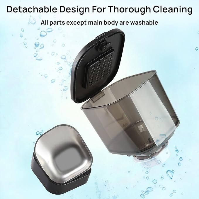 Automatic Cat Feeder with Camera Two-Way Video/Autio 5G WiFi, 5L | 3MP HD, Custom Voice, APP Control Automatic Dog Feeder with Night Vision, Cat Food Dispenser, Automatic Feeder Cat Dry Food