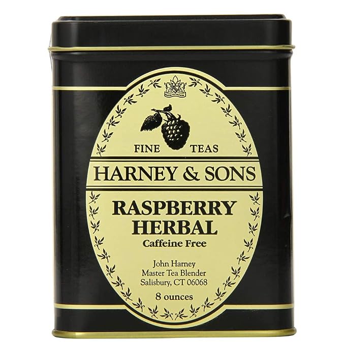 Harney & Sons Raspberry Herbal | 8 Oz Loose Leaf Tea