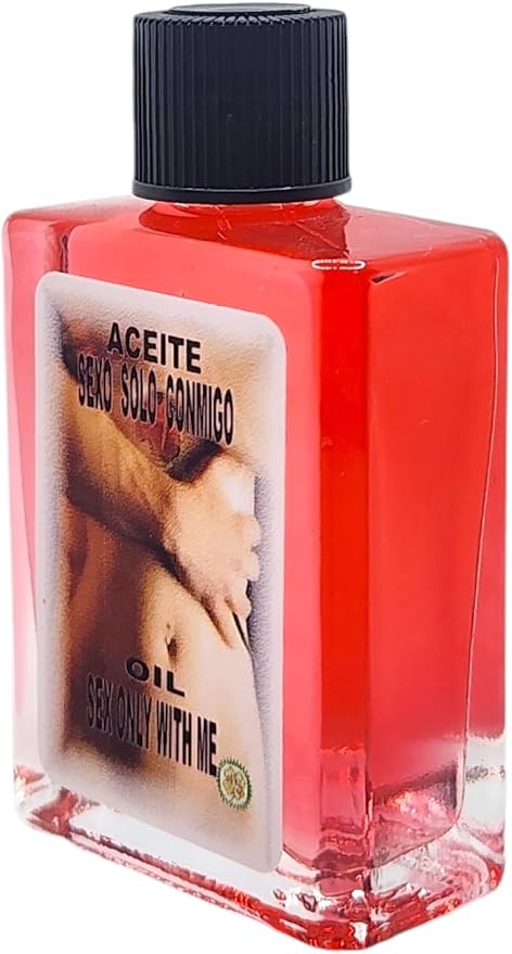 Sex only with me Oil (Sexo Solo Conmingo Aceite) Spiritual Candle Anointing Oil by CASA ESOTERICA MAGICK SPACE-0.5 FL OZ (1 Pack)