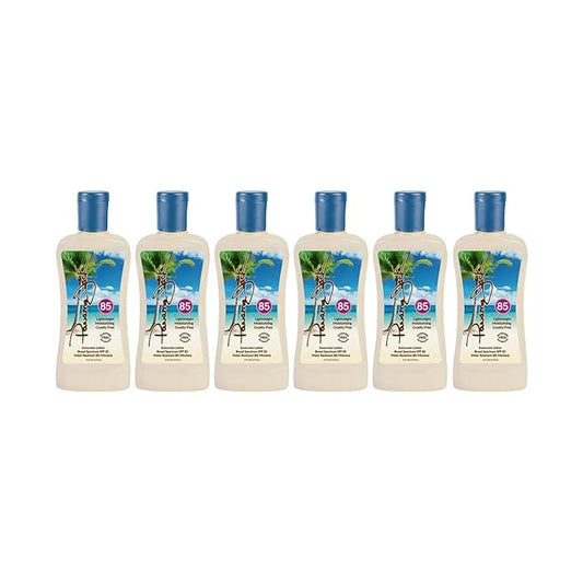 Panama Jack Sunscreen Suntan Lotion - SPF 85, Broad Spectrum UVA/UVB Protection, PABA, Paraben, Gluten & Cruelty Free, 6 FL OZ (Pack of 6)