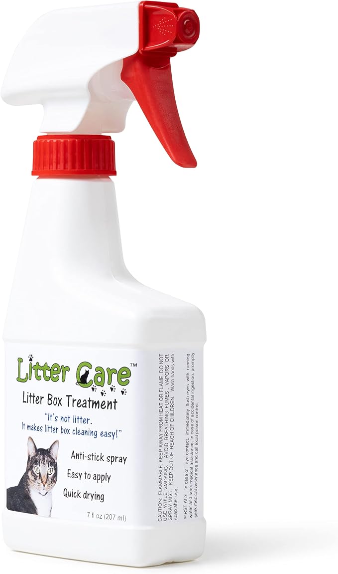 A Non-Stick Spray Coating for The Litter Box or pet Enclosure