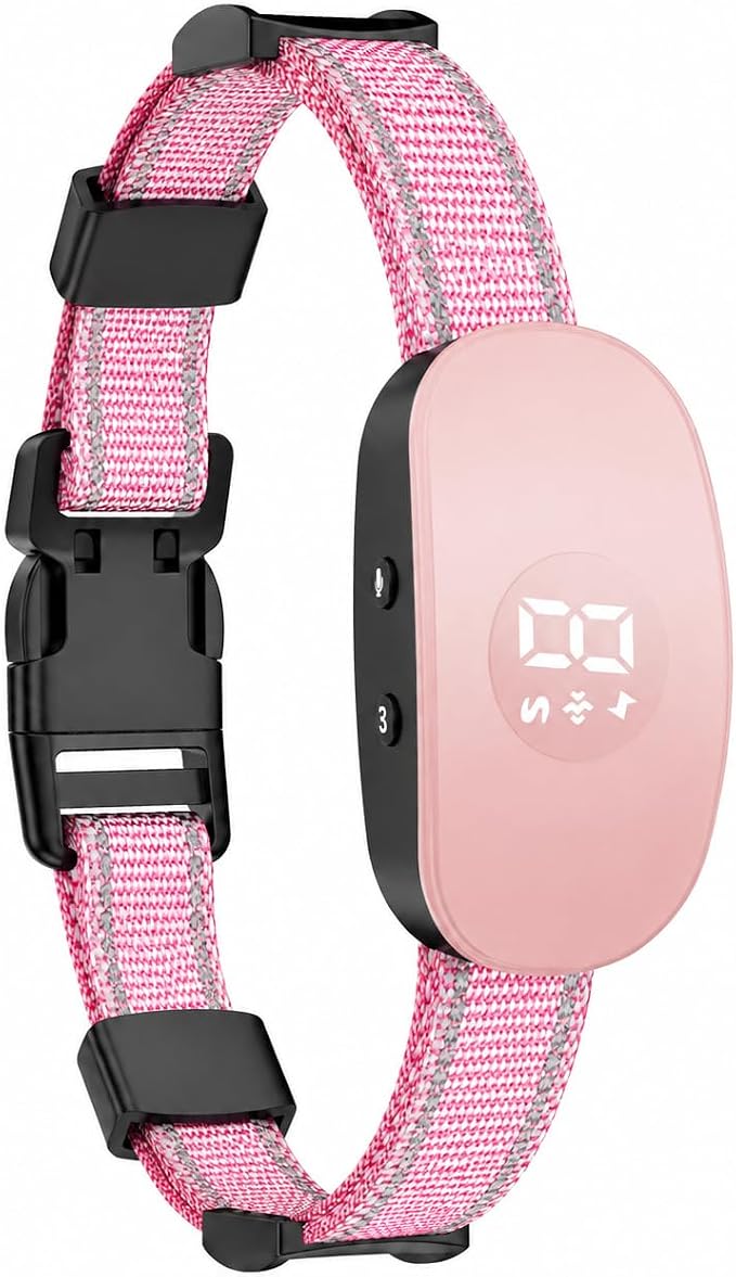 Dog Bark Collar;Pink