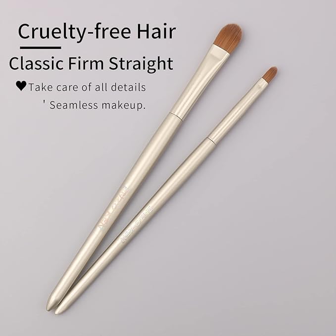Flat Concealer Brush Under Eye, Concealer Brush, Small Flat Makeup Brushes, Under Eye Brush Concealer, Flat Brush Under Eye. - Glod, E201M