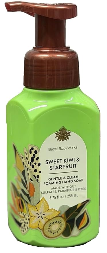 Bath & Body Works Spring Scents Gentle & Clean Foaming Hand Soap - 8.75 fl oz (Sweet Kiwi and Starfruit)