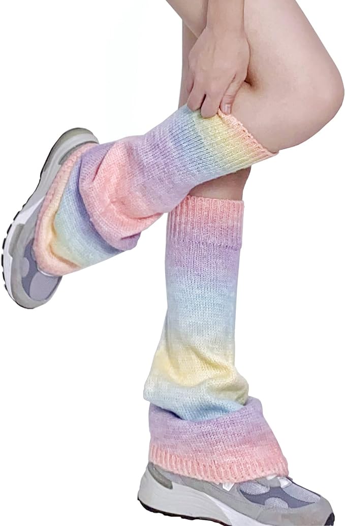 Sexybody Women's Leg Warmers Fashion Knit Warmers Long Socks Cute Y2K Kawaii Japanese Lolita Harajuku Accessories for Girls